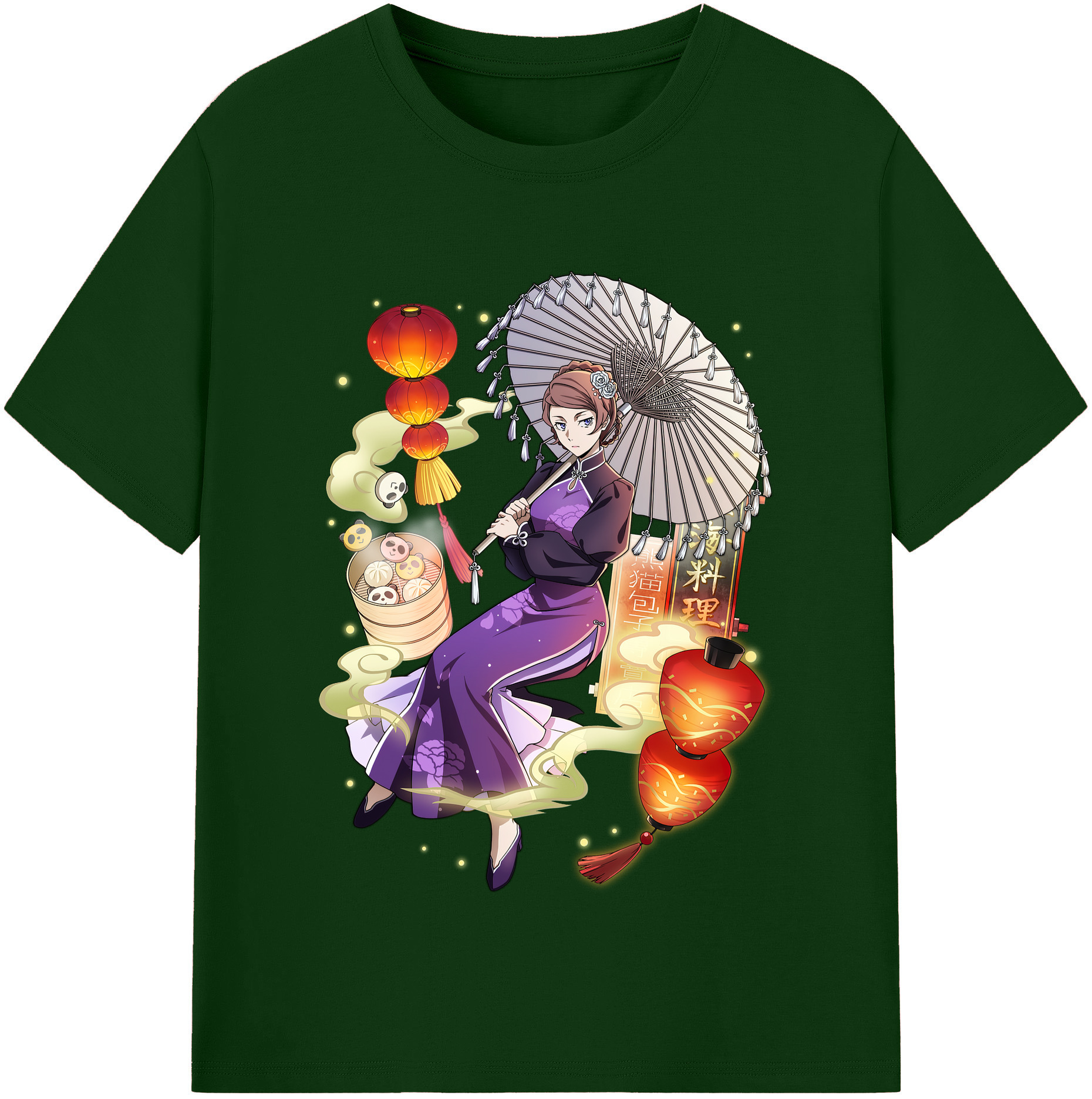 （画像用） 文豪ストレイドッグス Bungo Stray Dogs 綿100％半袖Tシャツ（フロントプリント）